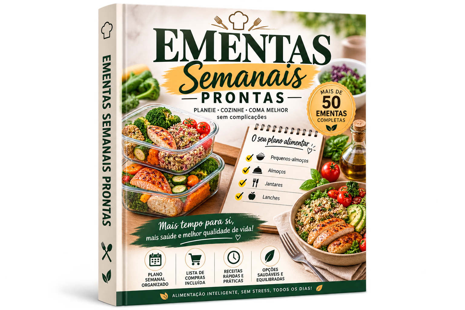 Capa do bónus Ementas Semanais Prontas