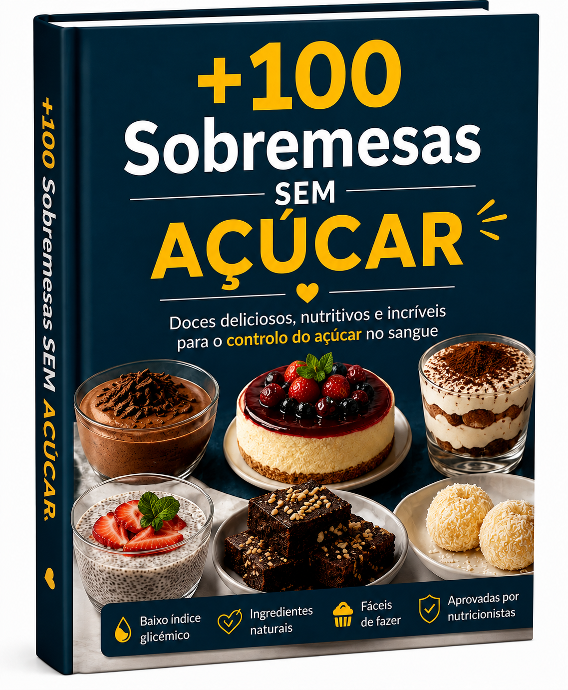 Capa do bónus +100 Sobremesas Sem Açúcar
